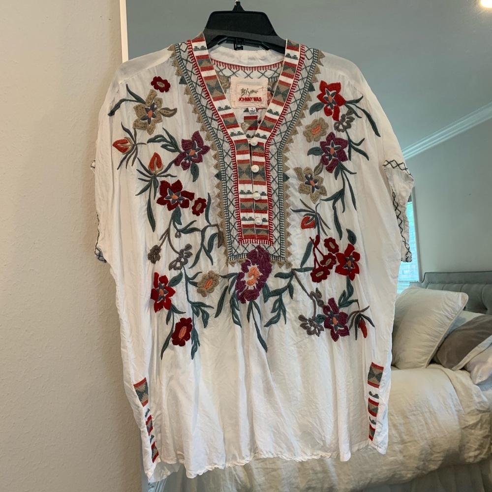 Biya by Johnny Was rayon top